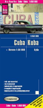 Landkarte Kuba/Cuba (1:650.000) mit Havanna (1:50.000)