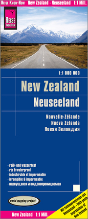 Landkarte Neuseeland/New Zealand (1:1.000.000)
