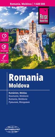 Landkarte Rumänien, Moldau/ Romania, Moldova - Cover