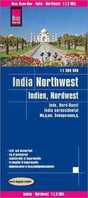 Landkarte Indien, Nordwest/India, Northwest (1:1.300.000)