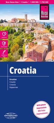 Landkarte Kroatien/Croatia (1:300.000/700.000)