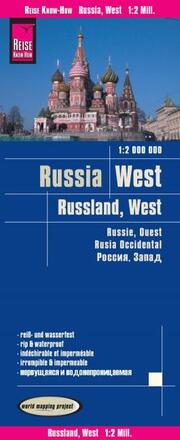 Landkarte Russland West/Russia West (1:2.000.000)
