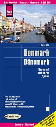 Landkarte Dänemark/Denmark (1:300.000)