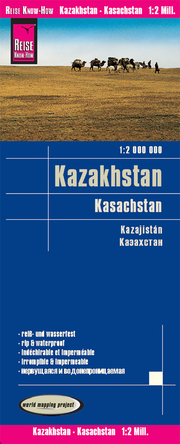 Landkarte Kasachstan/Kazakhstan (1:2.000.000)