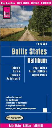 Landkarte Baltikum/Baltic States (1:600.000) - Estland, Lettland, Litauen und Region Kaliningrad