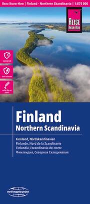 Landkarte Finnland und Nordskandinavien/Finland and Northern Scandinavia (1:875.000)