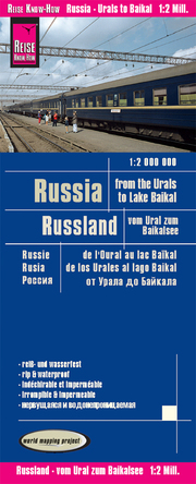 Reise Know-How Landkarte Russland - vom Ural zum Baikalsee (1:2.000.000)