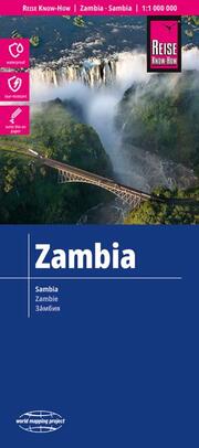 Landkarte Sambia/Zambia (1:1.000.000)