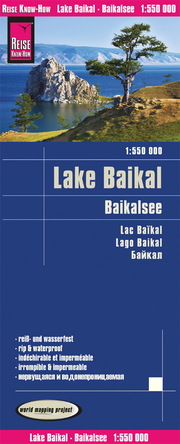 Landkarte Baikalsee/Lake Baikal (1:550.000)