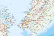 Landkarte Neuseeland, Nordinsel/New Zealand, North Island (1:550.000) - Abbildung 3