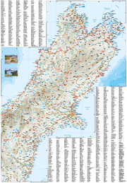 Landkarte Neuseeland, Südinsel (1:550.000) - Abbildung 2