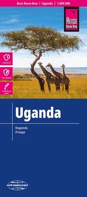 Landkarte Uganda
