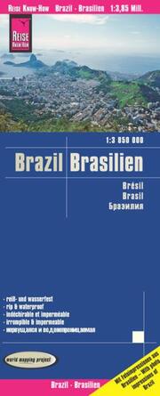 Landkarte Brasilien/Brazil (1:3.850.000)