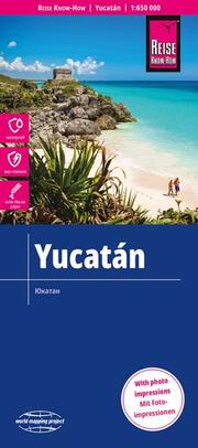 Landkarte Yukatán/Yucatán (1:650.000)