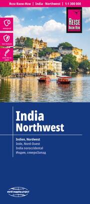 Reise Know-How Landkarte Indien, Nordwest / India, Northwest (1:1.300.000)