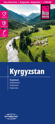 Landkarte Kirgisistan/Kyrgyzstan (1:700.000)