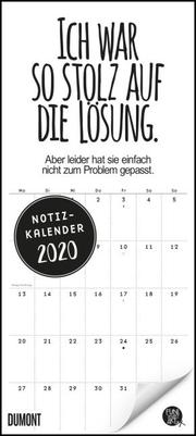 Notizkalender 'Ich war so stolz auf meine Lösung ...' 2020
