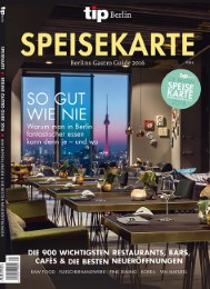 tip Berlin: Speisekarte - Berlins Gastro Guide 2016