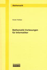 Mathematik-Vorlesungen für Informatiker - Cover