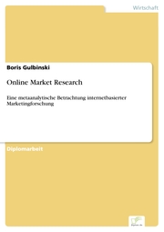 Online Market Research - Cover