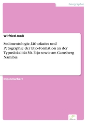 Sedimentologie, Lithofazies und Petographie der Etjo-Formation an der Typuslokalität Mt. Etjo sowie am Gamsberg Namibia