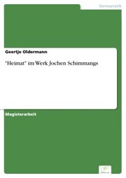 'Heimat' im Werk Jochen Schimmangs