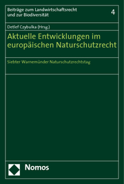 Aktuelle Entwicklungen im europäischen Naturschutzrecht - Cover