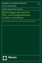 Rechtsfragen der marinen Kies- und Sandgewinnung in Nord- und Ostsee - Cover