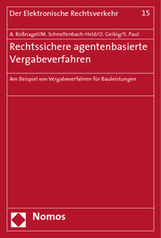 Rechtssichere agentenbasierte Vergabeverfahren - Cover