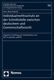 Individualrechtsschutz an der Schnittstelle zwischen deutschem und Gemeinschaftsrecht - Cover