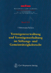 Vermögensverwaltung und Vermögenserhaltung im Stiftungs- und Gemeinnützigkeitsrecht - Cover
