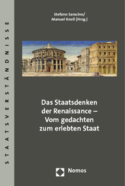 Das Staatsdenken der Renaissance - Vom gedachten zum erlebten Staat - Cover