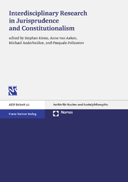 Interdisciplinary Research in Jurisprudence and Constitutionalism - Cover