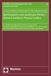 Rechtssystem und Juristische Person/Sistema Jurídico e Pessoa Jurídica