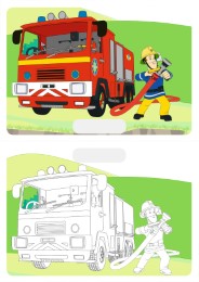 Feuerwehrmann Sam: Mein erstes Malbuch - Abbildung 1