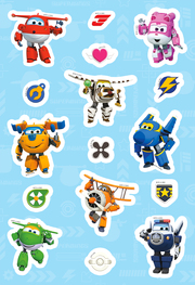Super Wings: Superstarker Sticker- und Malspaß - Abbildung 3