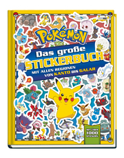 Pokémon: Das große Stickerbuch mit allen Regionen von Kanto bis Galar - Cover