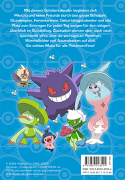 Pokémon Schülerkalender 2023-2024 - Abbildung 1