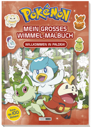 Pokémon: Mein großes Wimmel-Malbuch - Willkommen in Paldea! - Cover