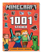 Minecraft: 1001 Sticker: Stickern - Rätseln - Ausmalen