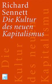 Die Kultur des neuen Kapitalismus - Cover