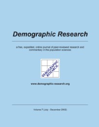 Demographic Research, Volume 7 - Cover