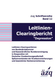 Leitlinien-Clearingbericht 'Depression'