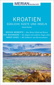 MERIAN momente Reiseführer Kroatien Südliche Küste und Inseln - Cover
