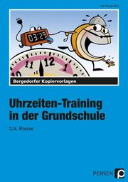 Uhrzeiten-Training in der Grundschule 3./4.Klasse - Cover