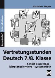 Vertretungsstunden Deutsch - Cover