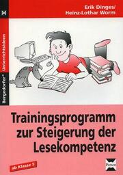 Trainingsprogramm zur Steigerung der Lesekompetenz - Cover