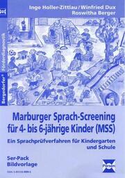 Marburger-Sprach-Screening für 4- bis 6-jährige Kinder (MSS) - Cover