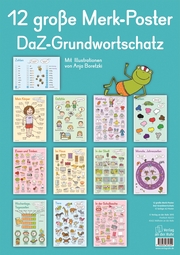 12 große Merk-Poster DaZ-Grundwortschatz - Cover