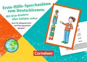 Erste-Hilfe-Sprechanlässe zum Deutschlernen: Mit Kita-Kindern über Gefühle reden - Cover